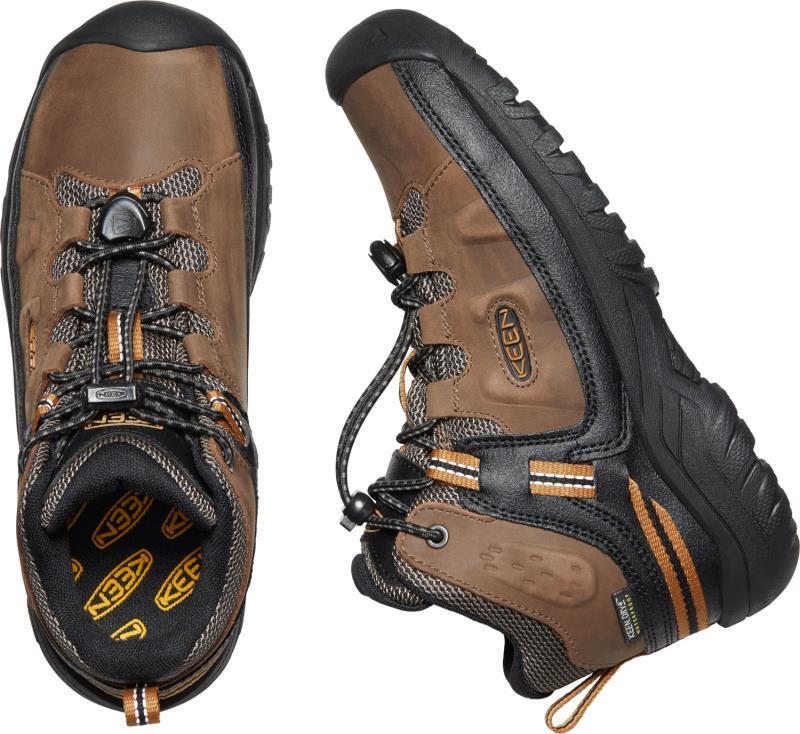 Targhee Mid WP - Youth - Dark Earth / Golden Brown 6