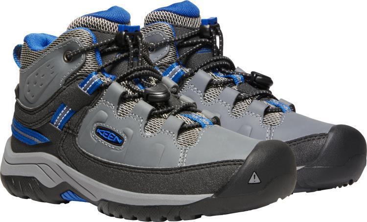 Targhee Mid WP - Youth - Steel Grey / Baleine Blue 4