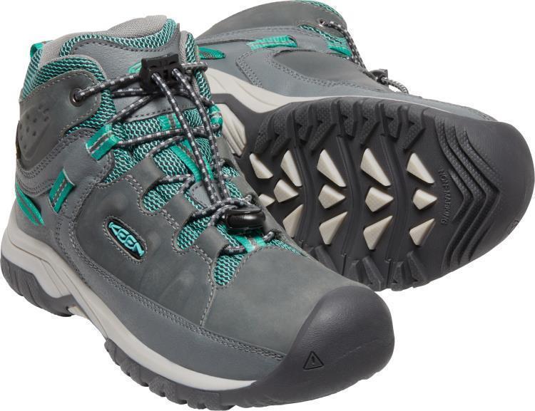 Targhee Mid WP - Youth - Steel Grey / Porcelain 3