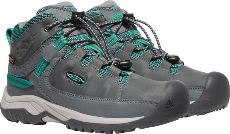 Targhee Mid WP - Youth - Steel Grey / Porcelain 4