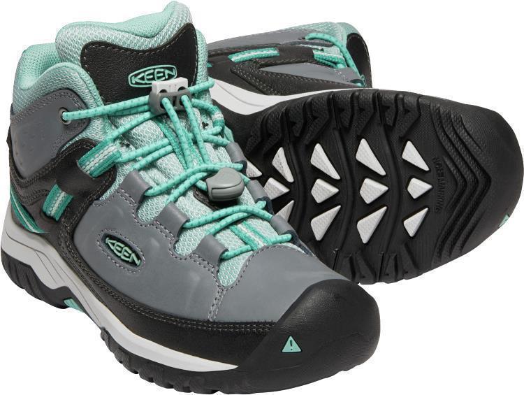 Targhee Mid WP - Youth - Steel Grey / Wasabi 4