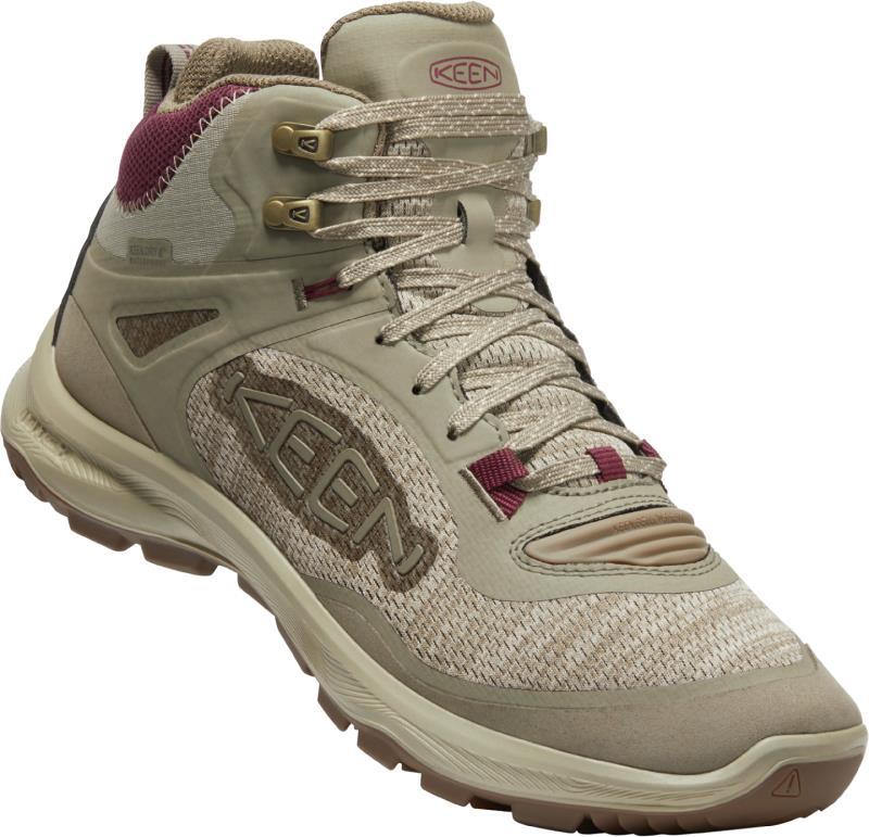 Terradora Flex Mid WP - Womens - Plaza Taupe / Windsor Wine 1