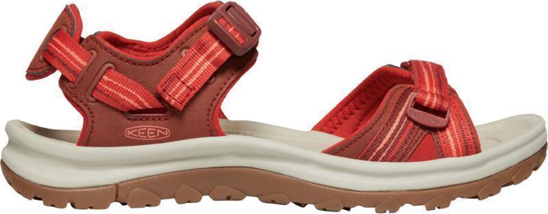 Terradora II Open Toe Sandal - Womens - Dark Red / Coral 3