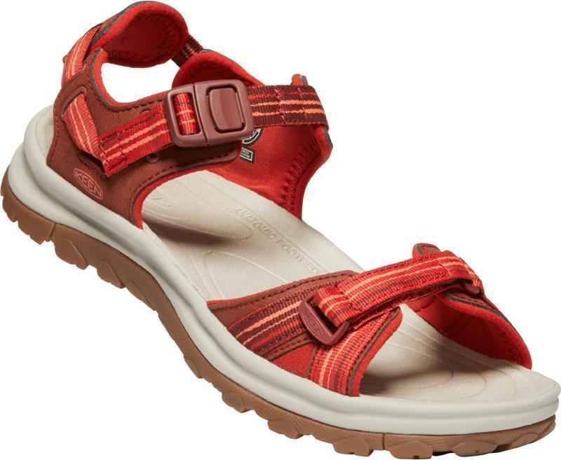 Terradora II Open Toe Sandal - Womens - Dark Red / Coral 1