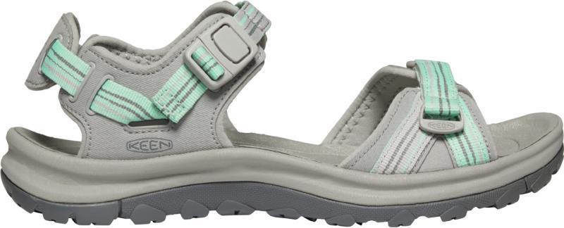 Terradora II Open Toe Sandal - Womens - Light Gray / Ocean Wave 3