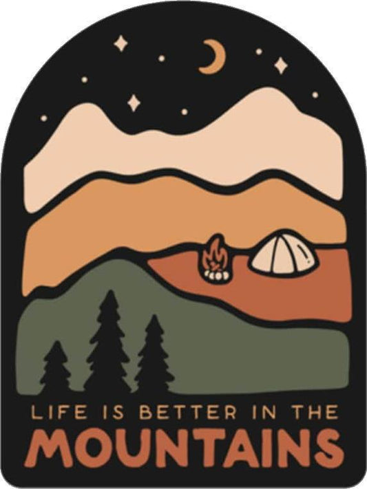 Better in the Mountains Sticker - Not Applicable 1