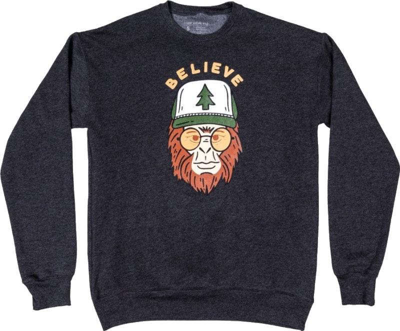 Clyde the Sasquatch Pullover - Unisex - heather dark grey 1