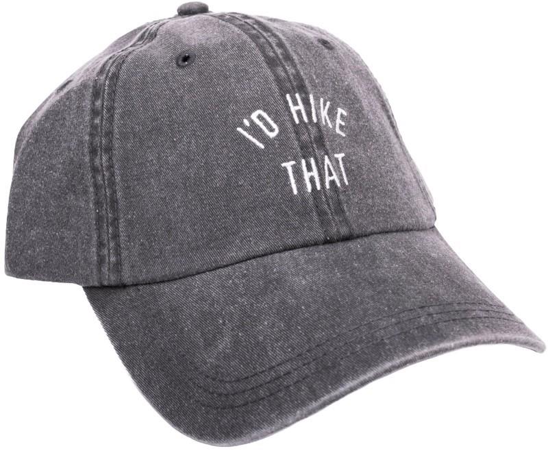 I`d Hike That Dad Hat - faded black 1