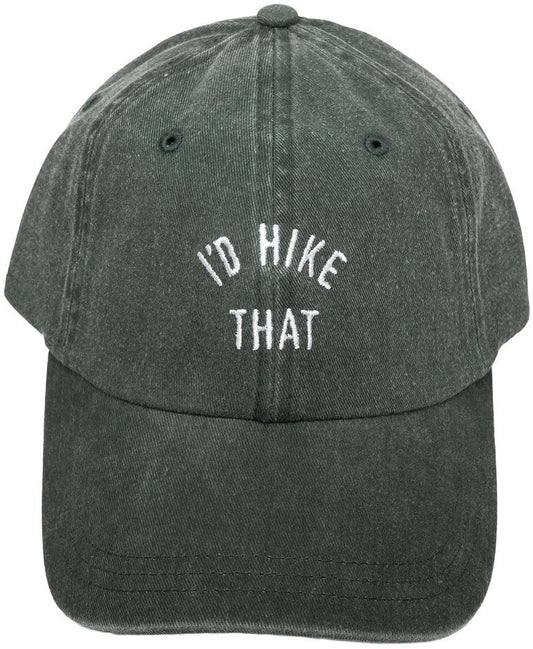 I`d Hike That Dad Hat - faded forest 1