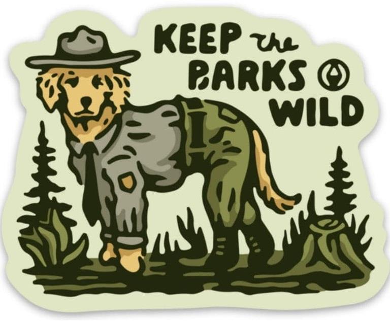 Keep the Barks Wild Sticker - Not Applicable 1