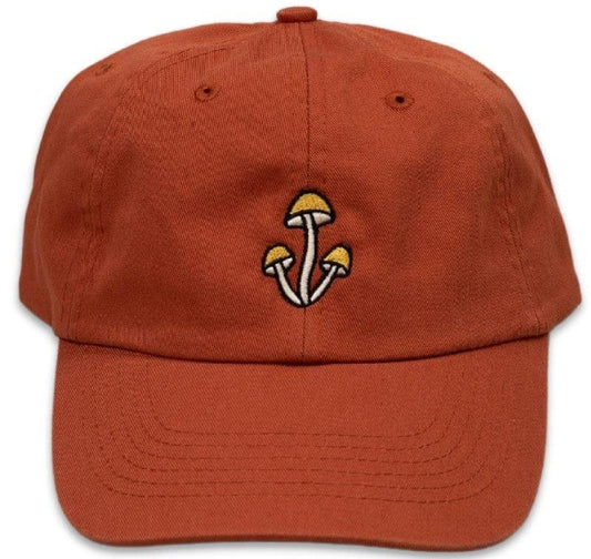 Shroom Dad Hat - burnt orange 1