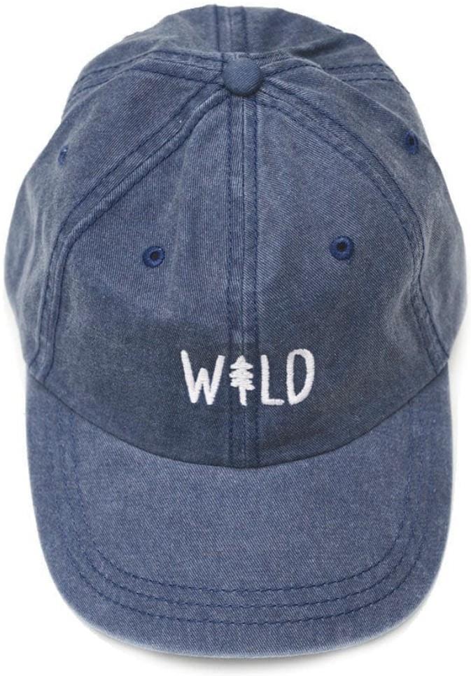 Wild Pine Dad Hat - faded navy 1