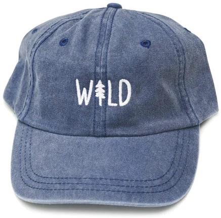 Wild Pine Dad Hat - faded navy 1