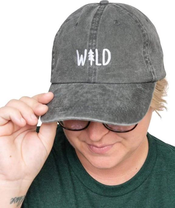 Wild Pine Dad Hat - smoke 1