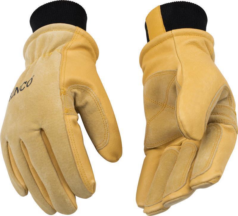 Lined Pigskin Ski Gloves - Mens - Not Applicable 2