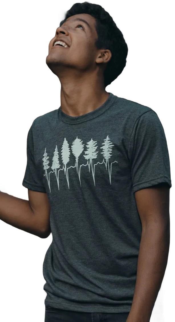 Treeline Tee - Unisex - heather charcoal 1