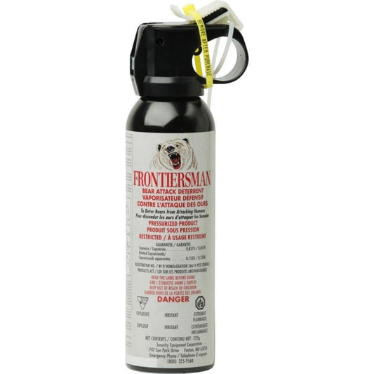 Frontiersman Xtra Bear Spray Deterrent 225g V2 - Glow-in-the-Dark Safety Wedge - not applicable 1