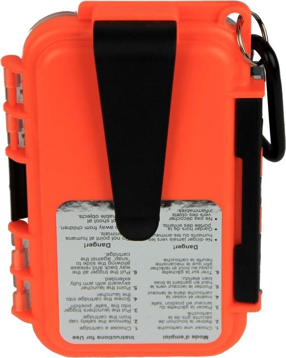 Loaded Waterproof Case with 02C Launcher, 2 TruFlare Bearbangers, 3 Red Flares - not applicable 1