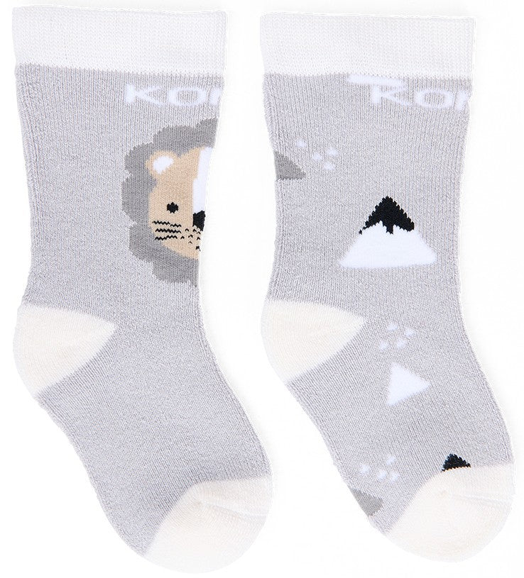 Adorable Twin Pack Socks - Infant - light baby peaks 1
