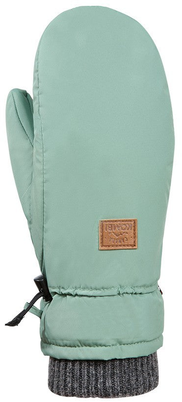 Aurora Mitts - Womens - moss 1