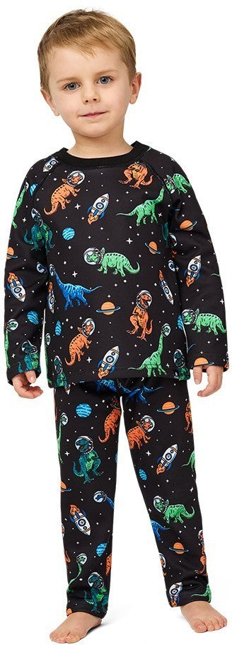 B3 Velvet Fleece Set - Children - astro dino 1