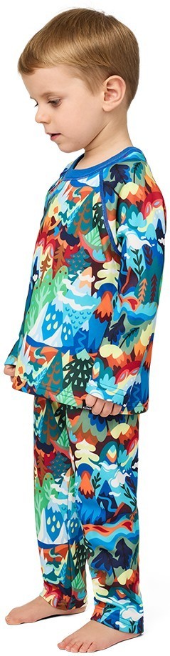 B3 Velvet Fleece Set - Children - blue wild mountain 1