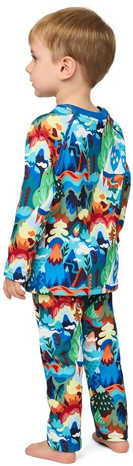 B3 Velvet Fleece Set - Children - blue wild mountain 1