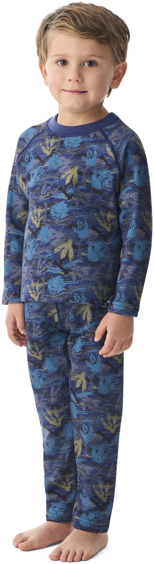 B3 Velvet Fleece Set - Children - dino footprint 1