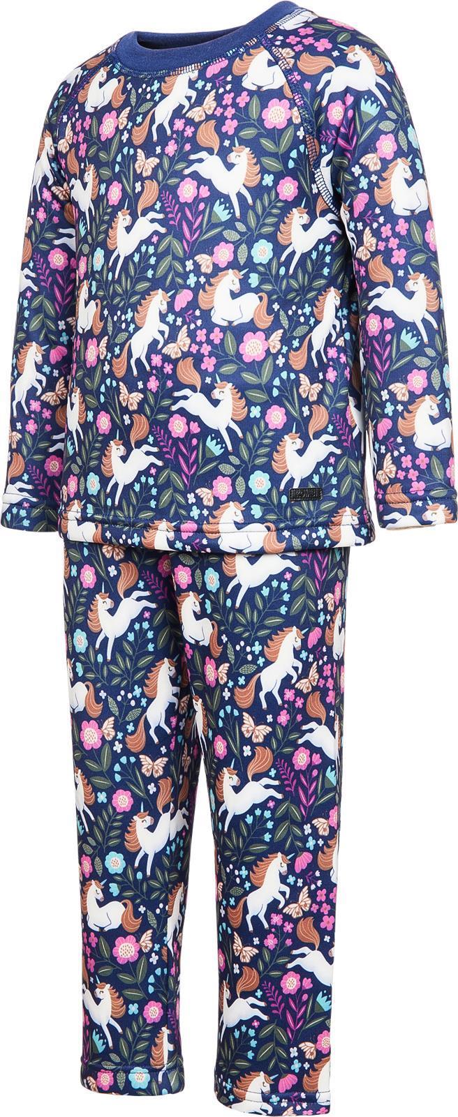 B3 Velvet Fleece Set - Children - happy blue unicorn 1