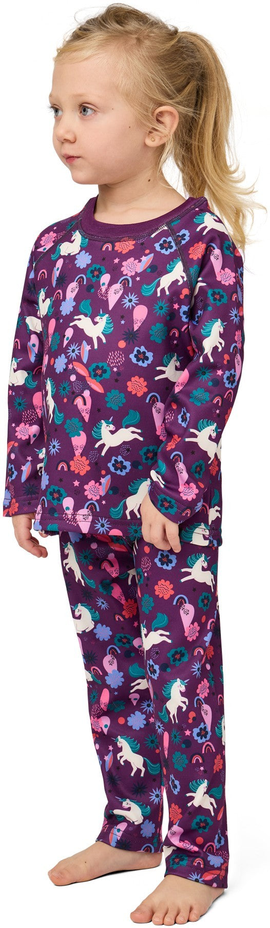 B3 Velvet Fleece Set - Children - unicorn rainbow 1