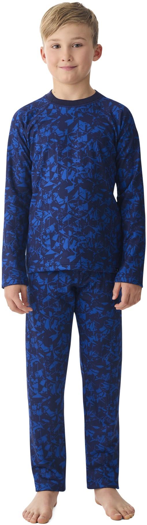 B3 Velvet Fleece Set - Junior - blue hexagon 1
