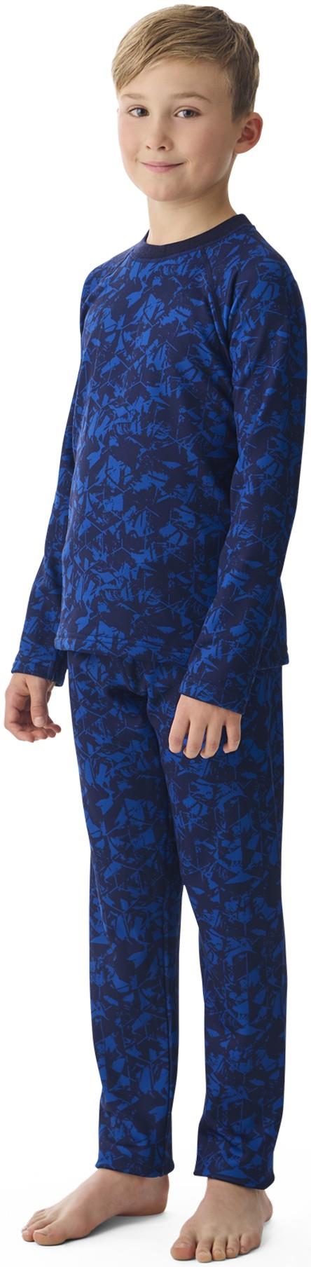 B3 Velvet Fleece Set - Junior - blue hexagon 1