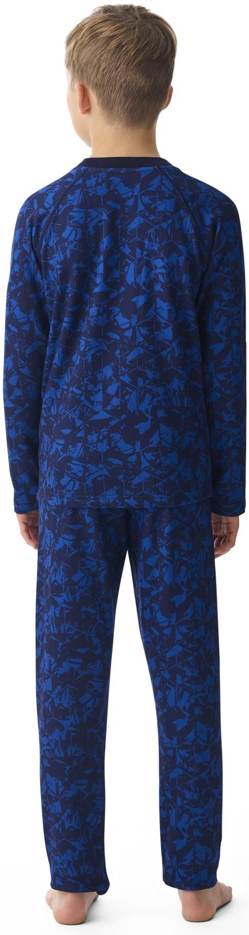 B3 Velvet Fleece Set - Junior - blue hexagon 1