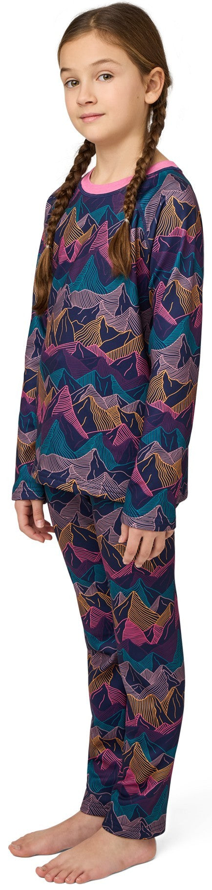 B3 Velvet Fleece Set - Junior - pink peak line 1