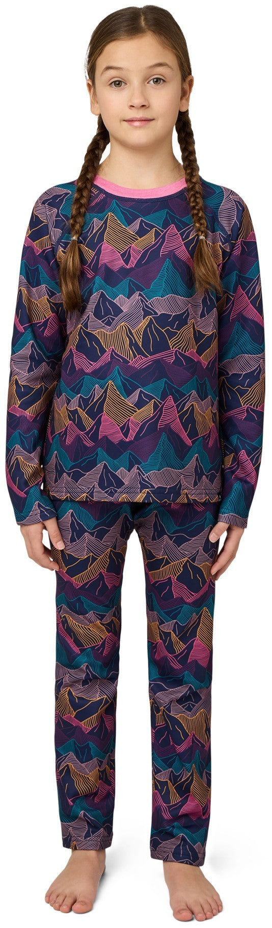 B3 Velvet Fleece Set - Junior - pink peak line 1