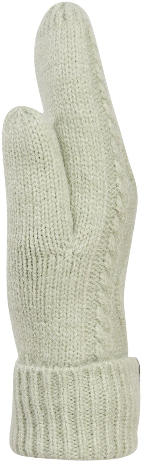 Cable Mitts - Womens - moss 1