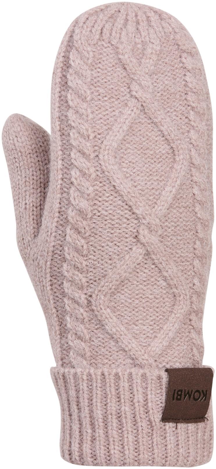 Cable Mitts - Womens - nostalgia rose 1