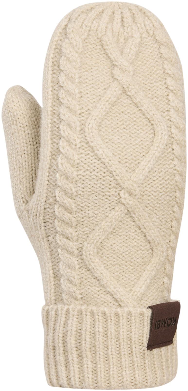 Cable Mitts - Womens - oxford tan 1