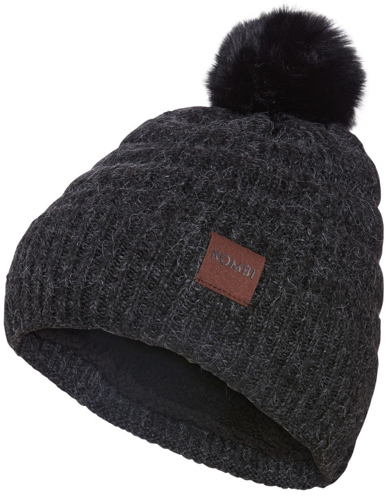 Caprice Pompom Hat - Junior - black 1
