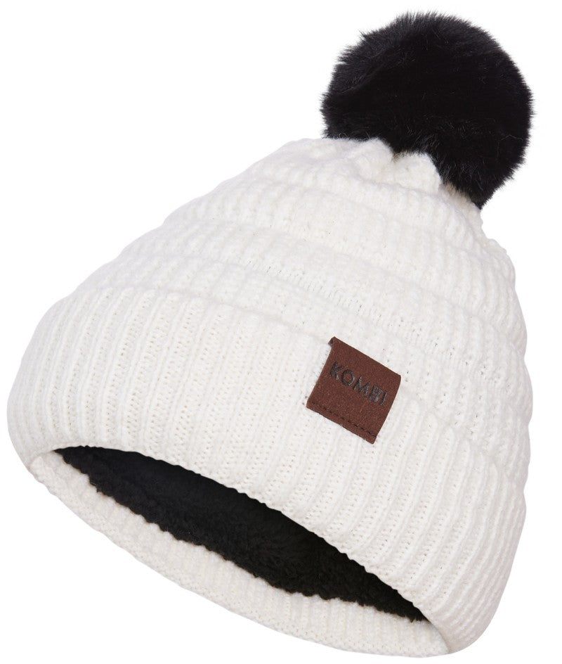 Caprice Pompom Hat - Junior - moonstone 1