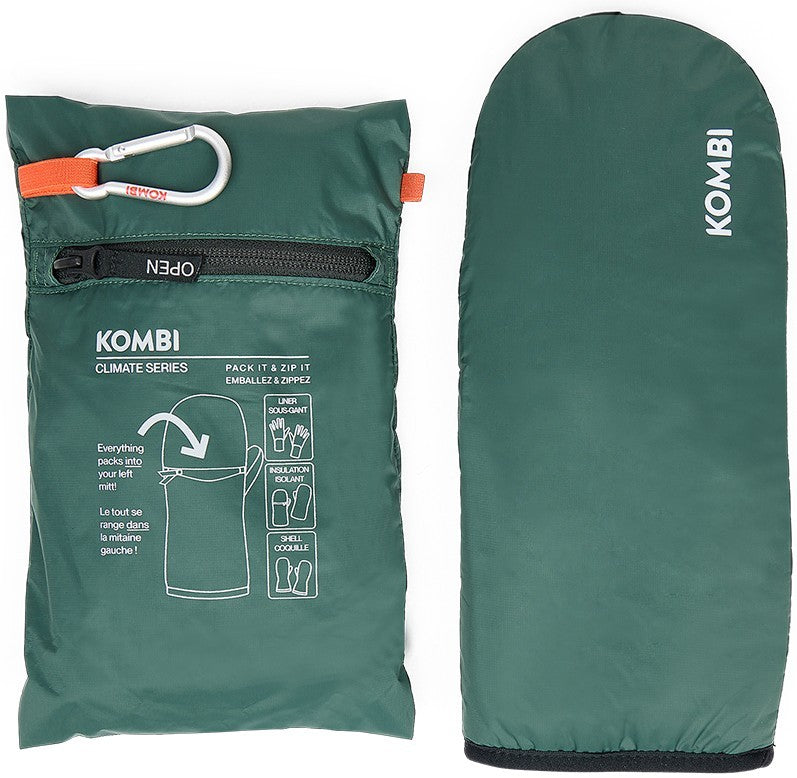 Climate Warm 2.0 Mitts - tropic green 1
