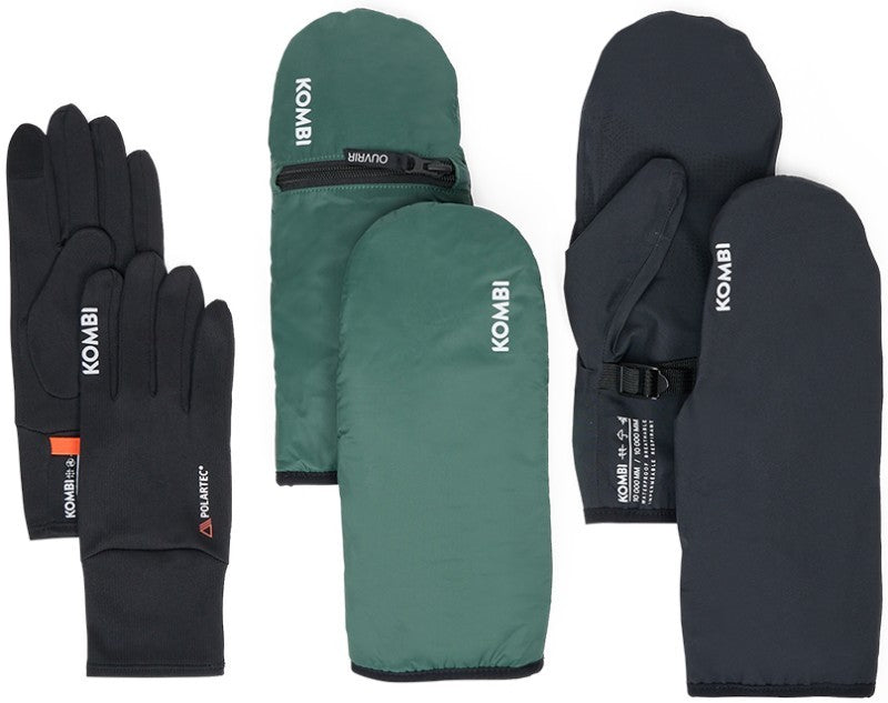 Climate Warm 2.0 Mitts - tropic green 1