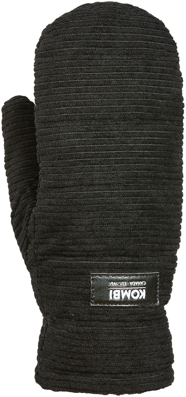 Corduroy Mitts - Junior - black 1