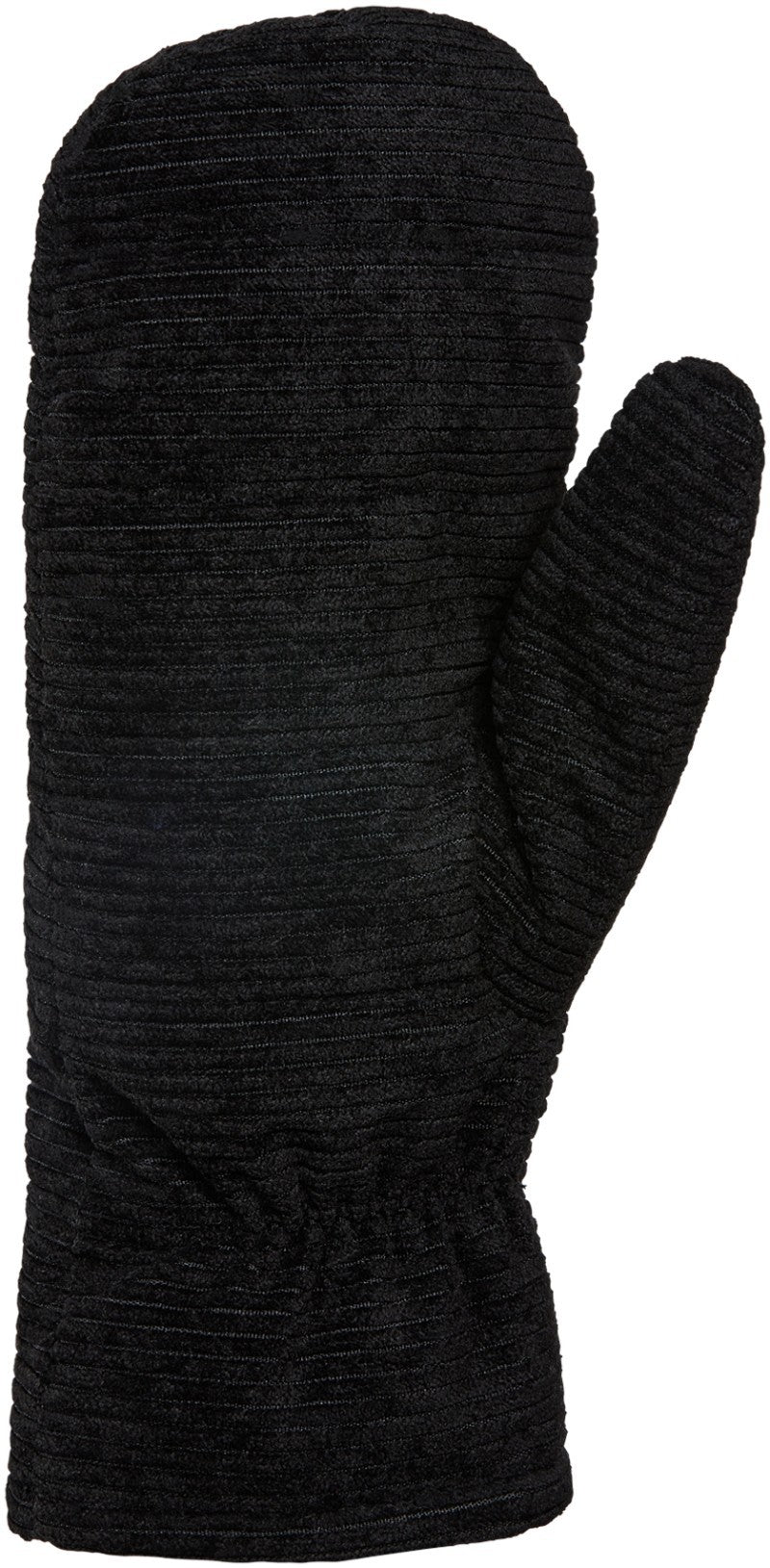 Corduroy Mitts - Womens - black 1