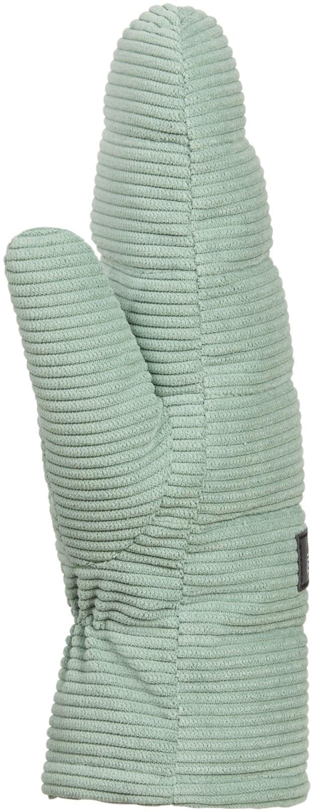 Corduroy Mitts - Womens - moss 1