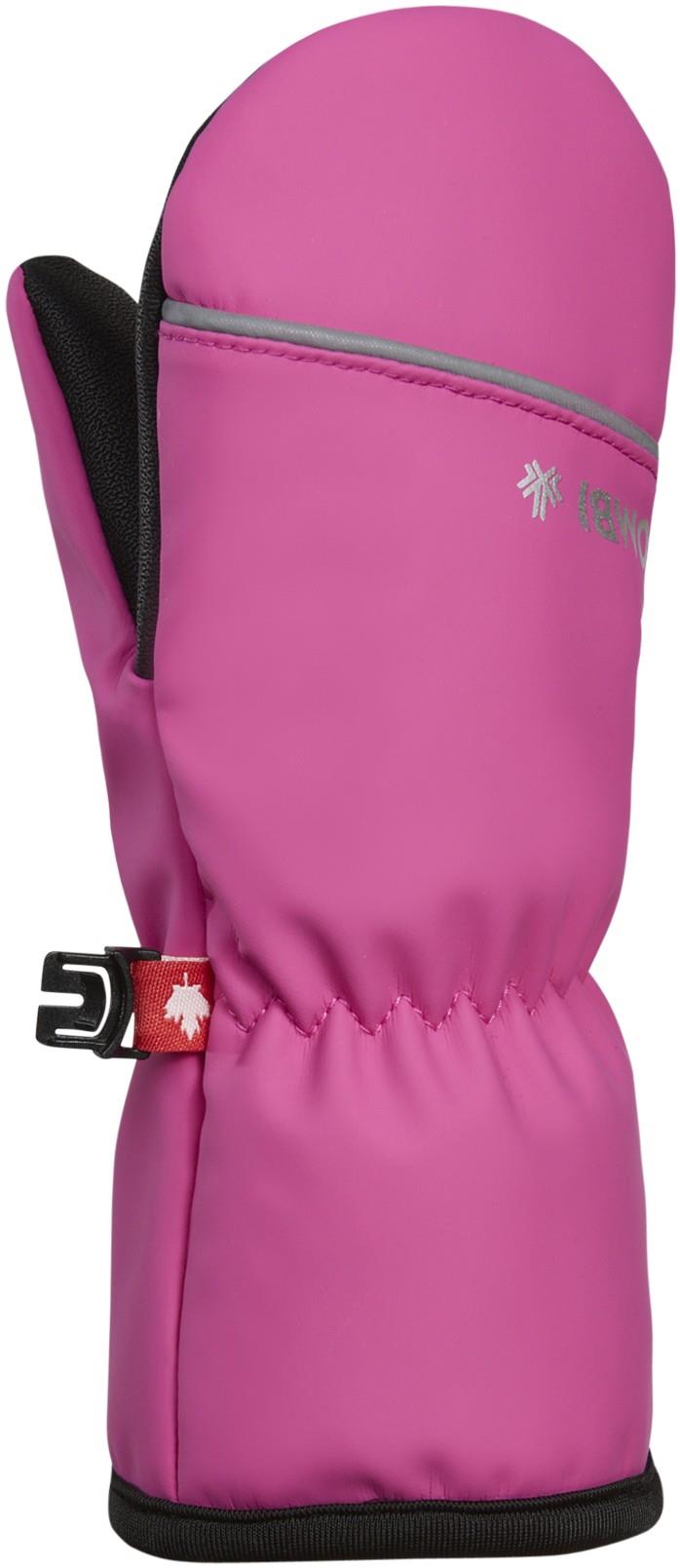 Drop Mitts - Children - fuchsia fedora 1