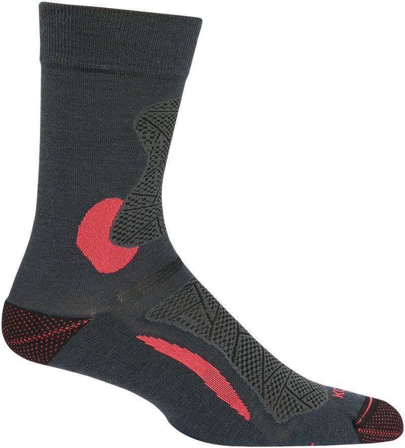 Expedition Quarter Socks - barn red 1