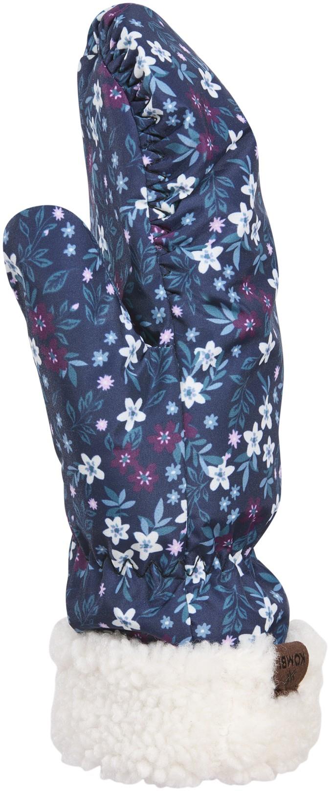 Flow Mitts - Junior - winter floral 1