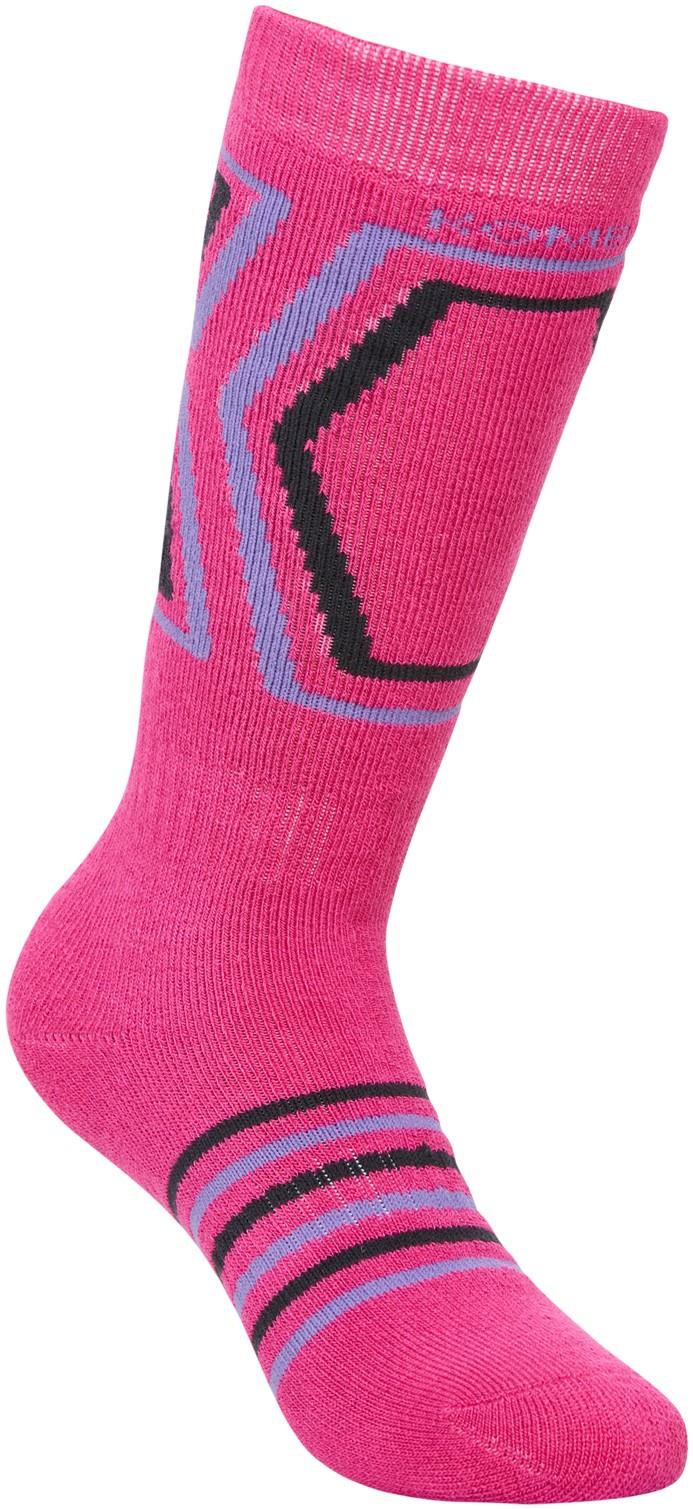 Graphic OTC Socks - Junior - fuchsia fedora 1