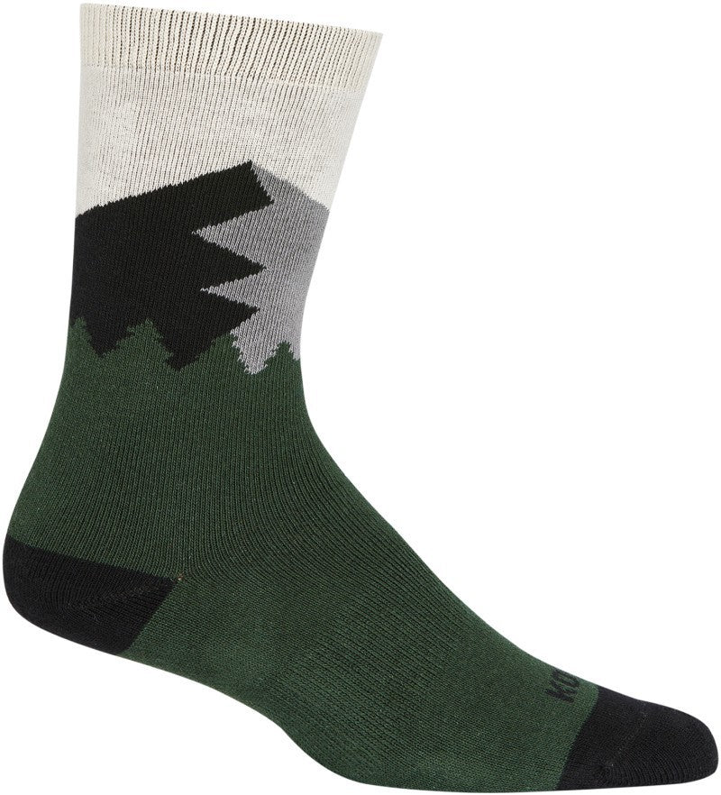 Himalaya Crew Socks - tropic green 1
